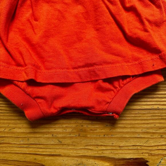 Little King orange Clemson short sleeve dress one piece SIZE 6M - Picture 3 of 4